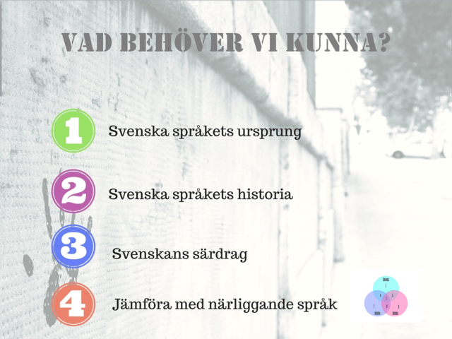vad behöver vi kunna del 2